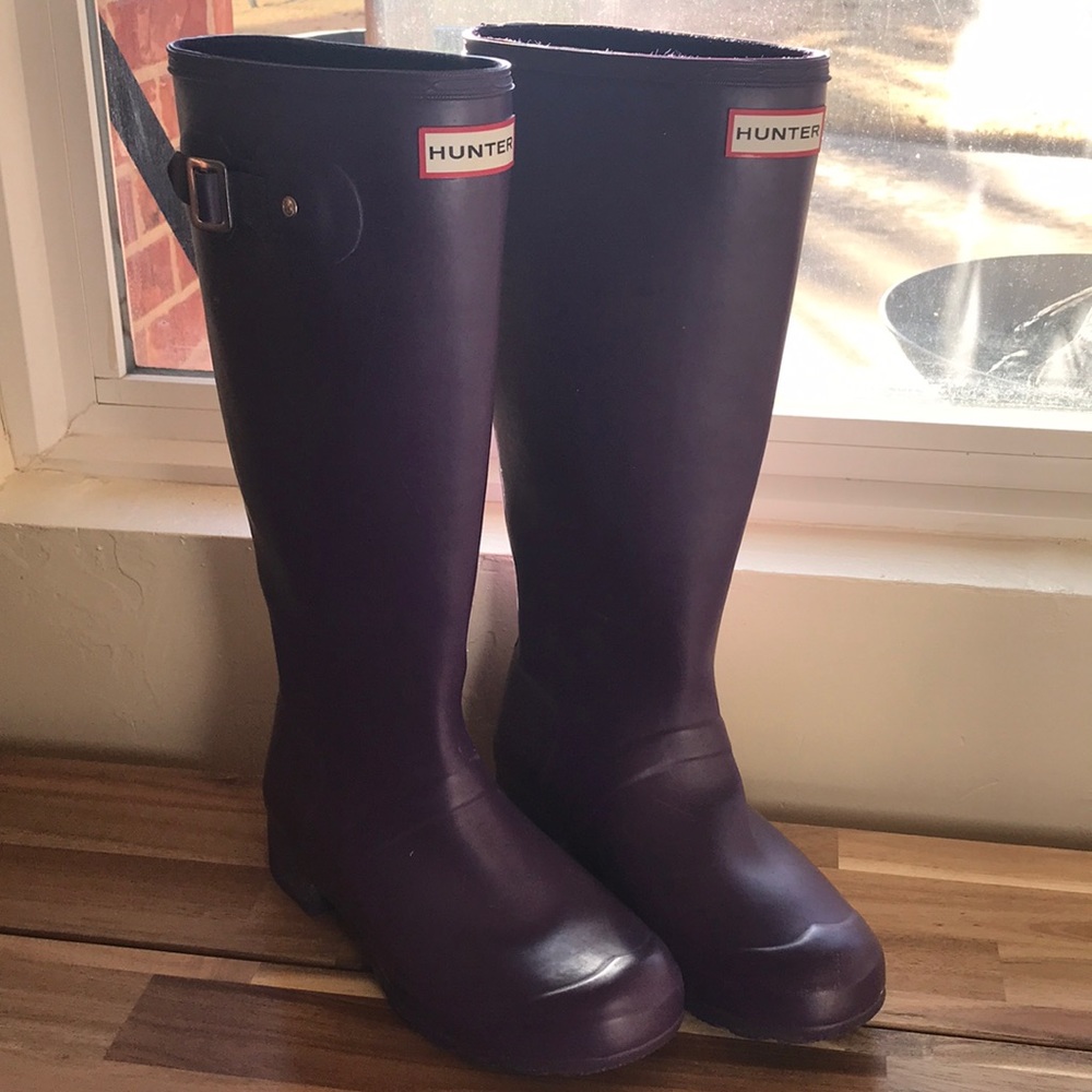 Packable Hunter rain boots